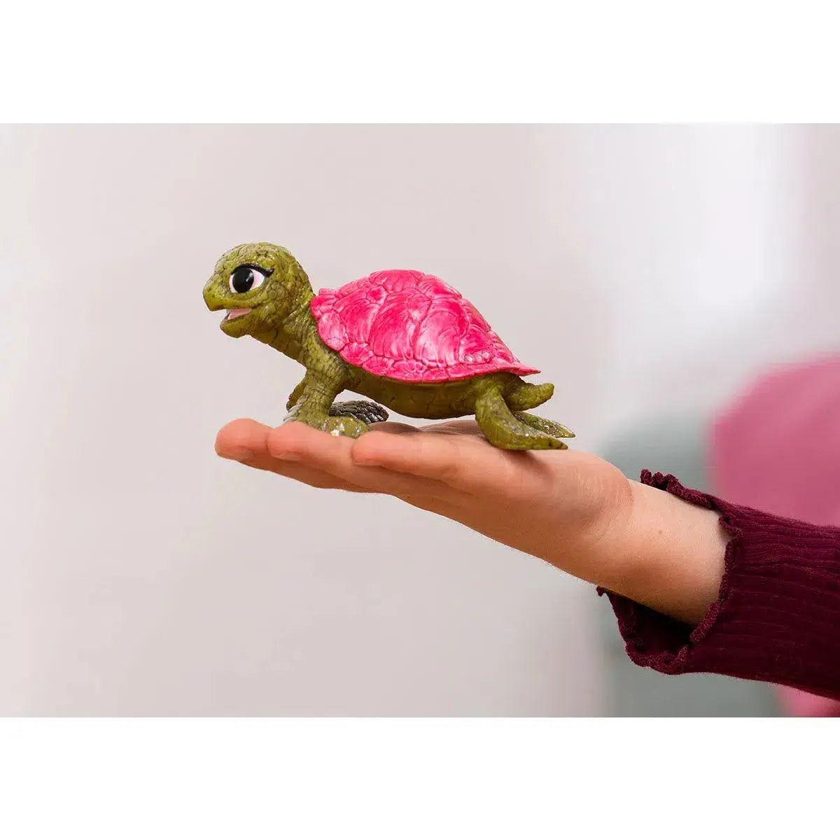 Schleich-Pink Sapphire Turtle-70759-Legacy Toys