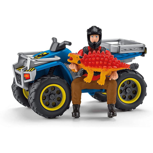Schleich-Quad Escape from Velociraptor-41466-Legacy Toys