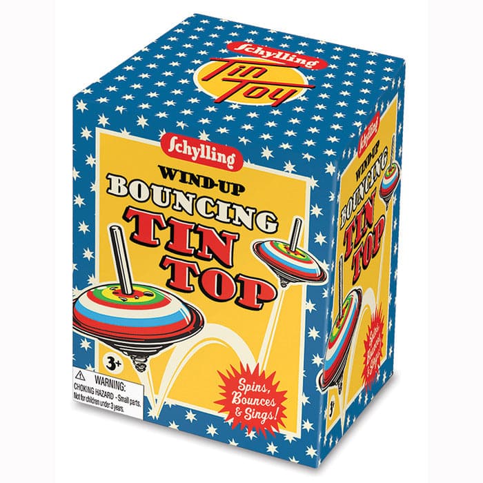 Schylling-Bouncing Tin Top-BTOP-Legacy Toys