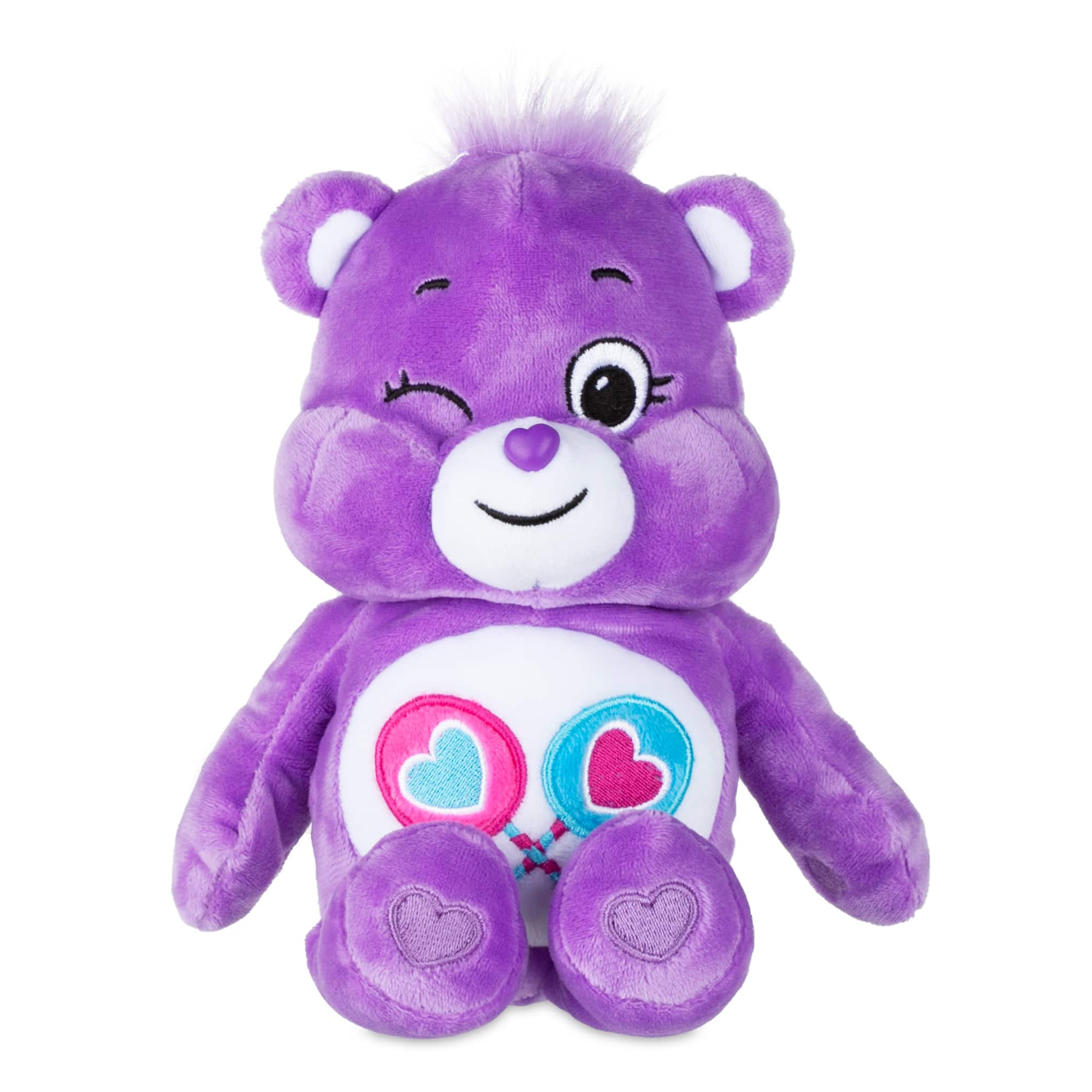 Schylling-Care Bears - Bean Plush-22040PL-Purple - Share Bear-Legacy Toys