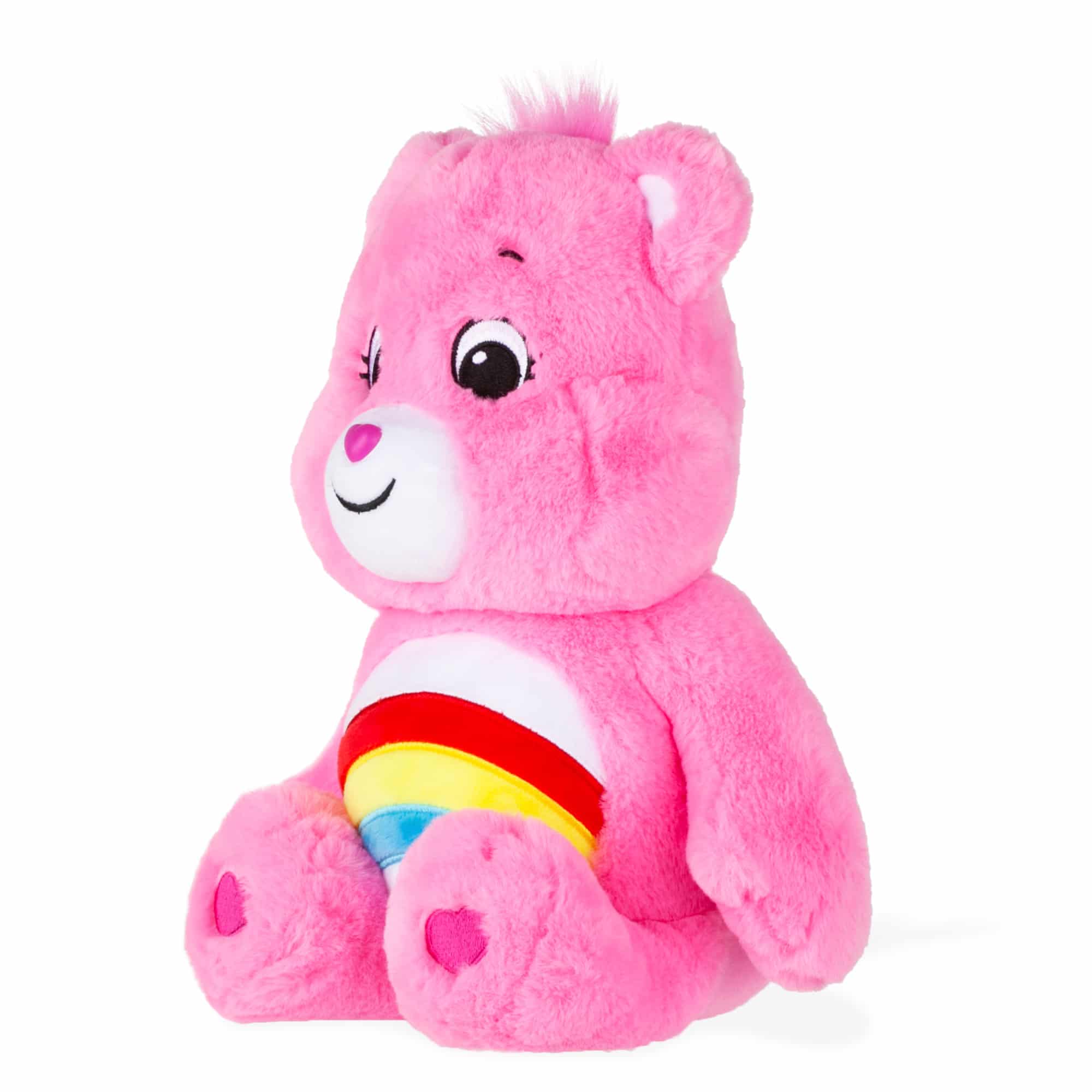 Schylling-Care Bears - Medium Plush-22400PK-Pink - Cheer Bear-Legacy Toys