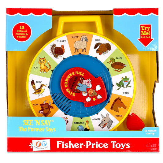 Schylling-Fisher Price Classics See N' Say-2070-Legacy Toys