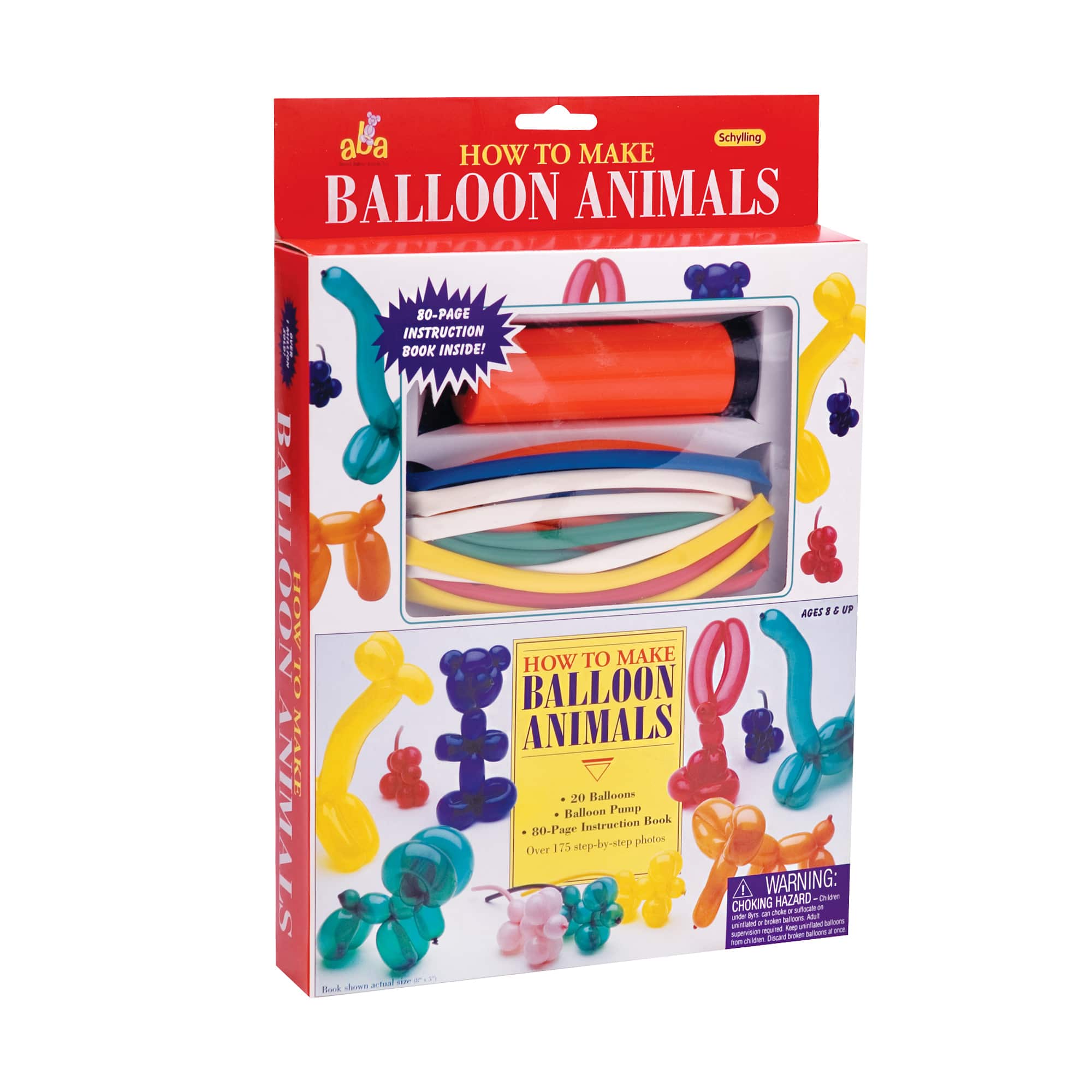 Schylling-How To Balloon Animals Kit-AB310-Legacy Toys