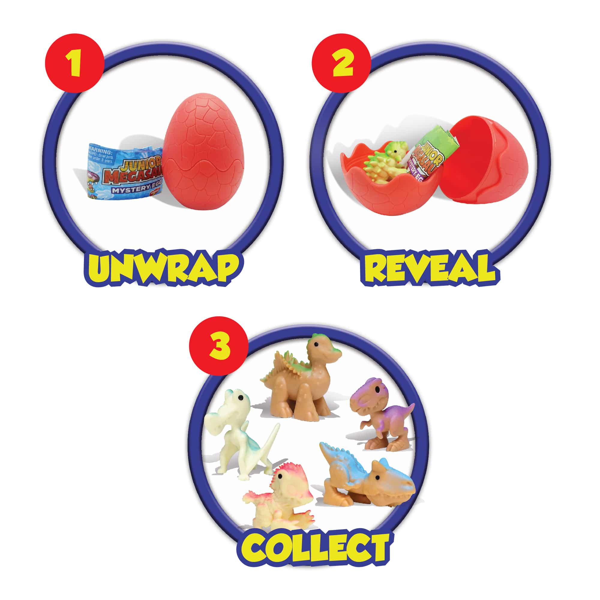 Schylling-Junior Megasaur Dinosaur Egg - Series 2-16964-Legacy Toys