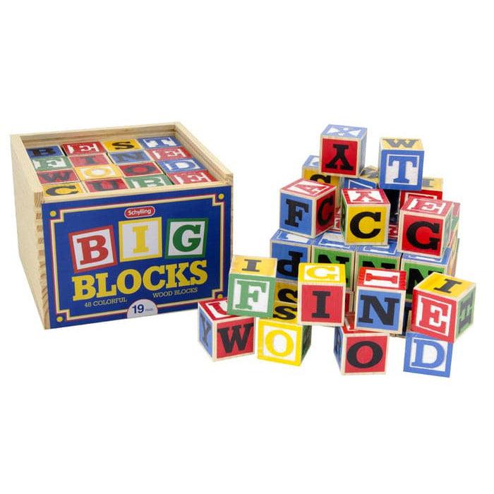 Schylling-Large Wooden ABC Blocks-ABL-Legacy Toys