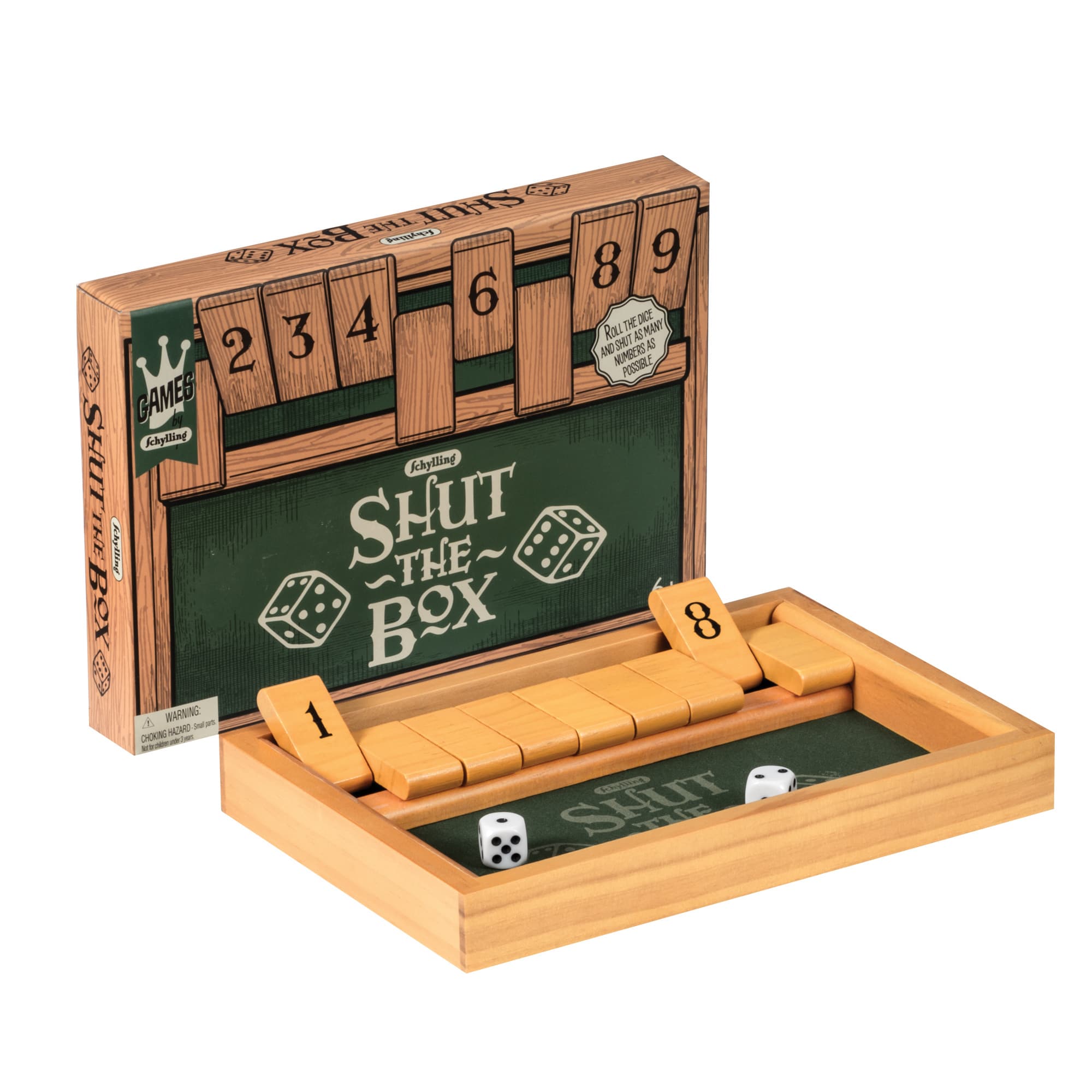 Schylling-Shut The Box Game-STBG-Legacy Toys