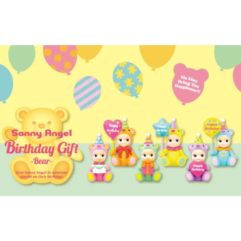 Sonny Angel-Sonny Angel Mini Figure: Birthday Gift Bear Series--Legacy Toys