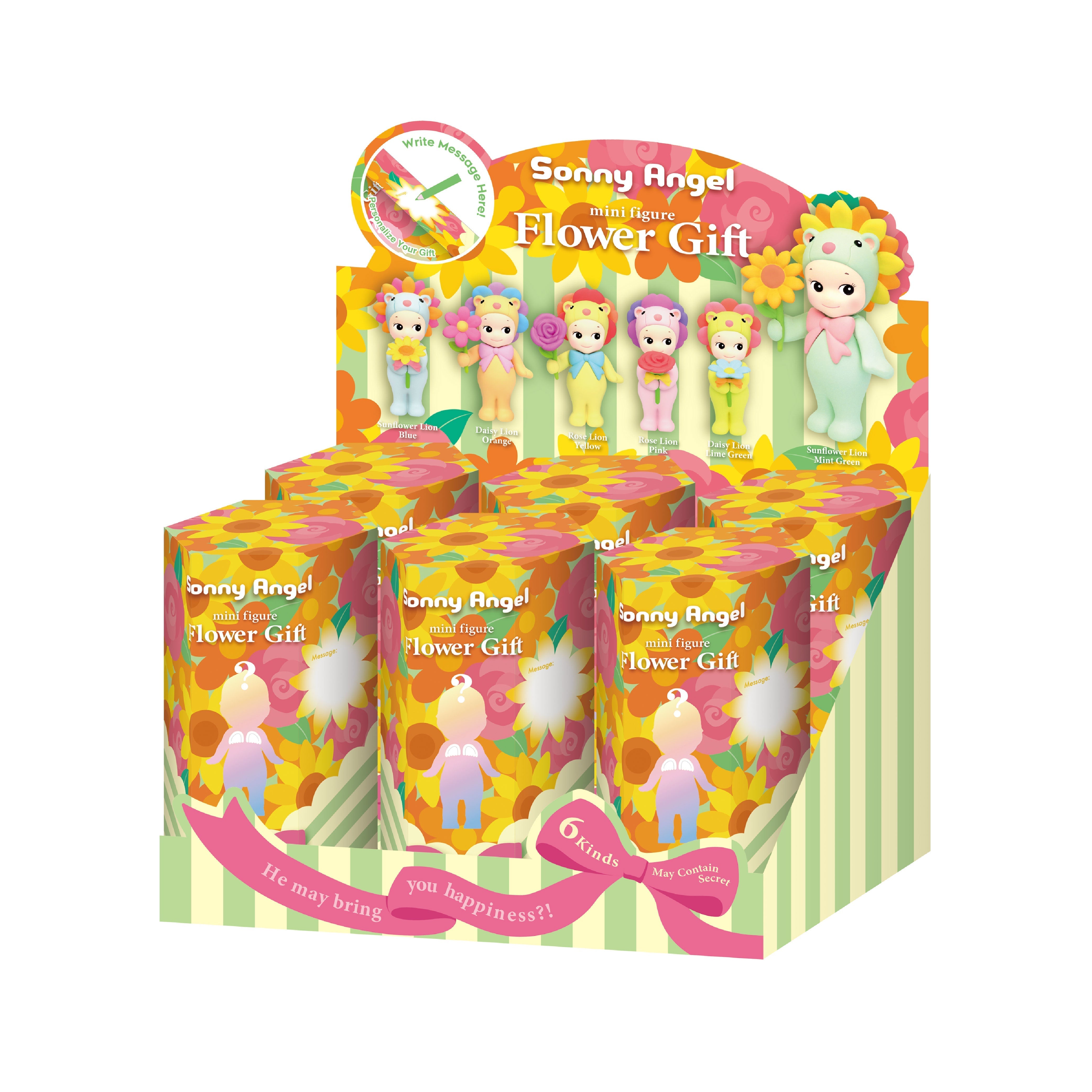 Sonny Angel-Sonny Angel: Flower Gift Series-SAS-65843-Box of 6-Legacy Toys