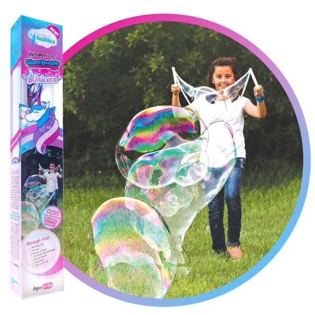 South Beach Bubbles-WOWmazing Giant Bubble Making Unicorn Kit-SBB105-Legacy Toys