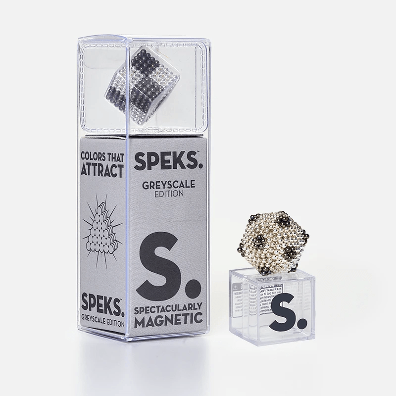 Speks-Speks 2.5mm Magnet Balls-512Grey-Greyscale-Legacy Toys