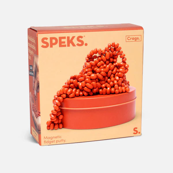 Speks-Speks Crags Magnetic Fidget Putty-CRGMATCO-Matte Coral-Legacy Toys