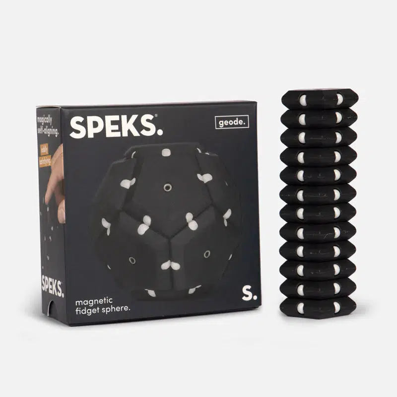 Speks-Speks Geode Magnetic Fidget-GEODE12SNAKEEYES-Snake Eyes-Legacy Toys
