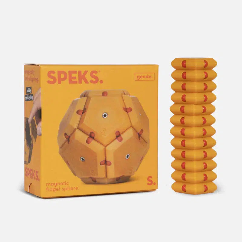 Speks-Speks Geode Magnetic Fidget-GEODE12SOLARFLARE-Solar Flare-Legacy Toys