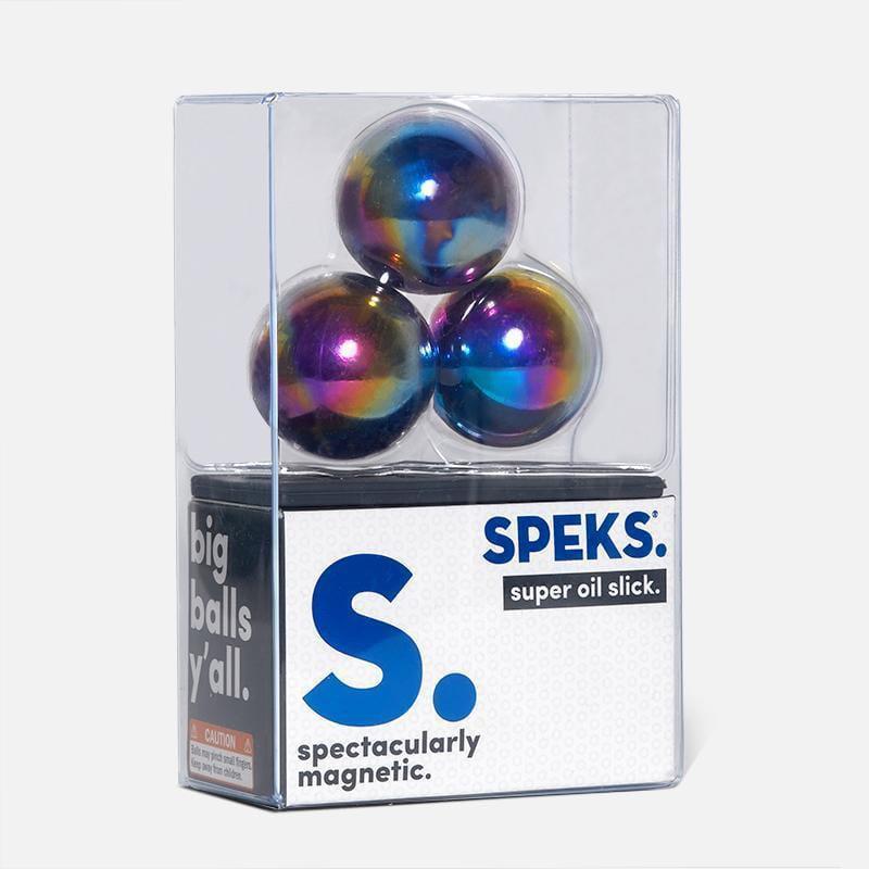 Speks-Supers 33mm Magnetic Balls-11081-Oil Slick-Legacy Toys