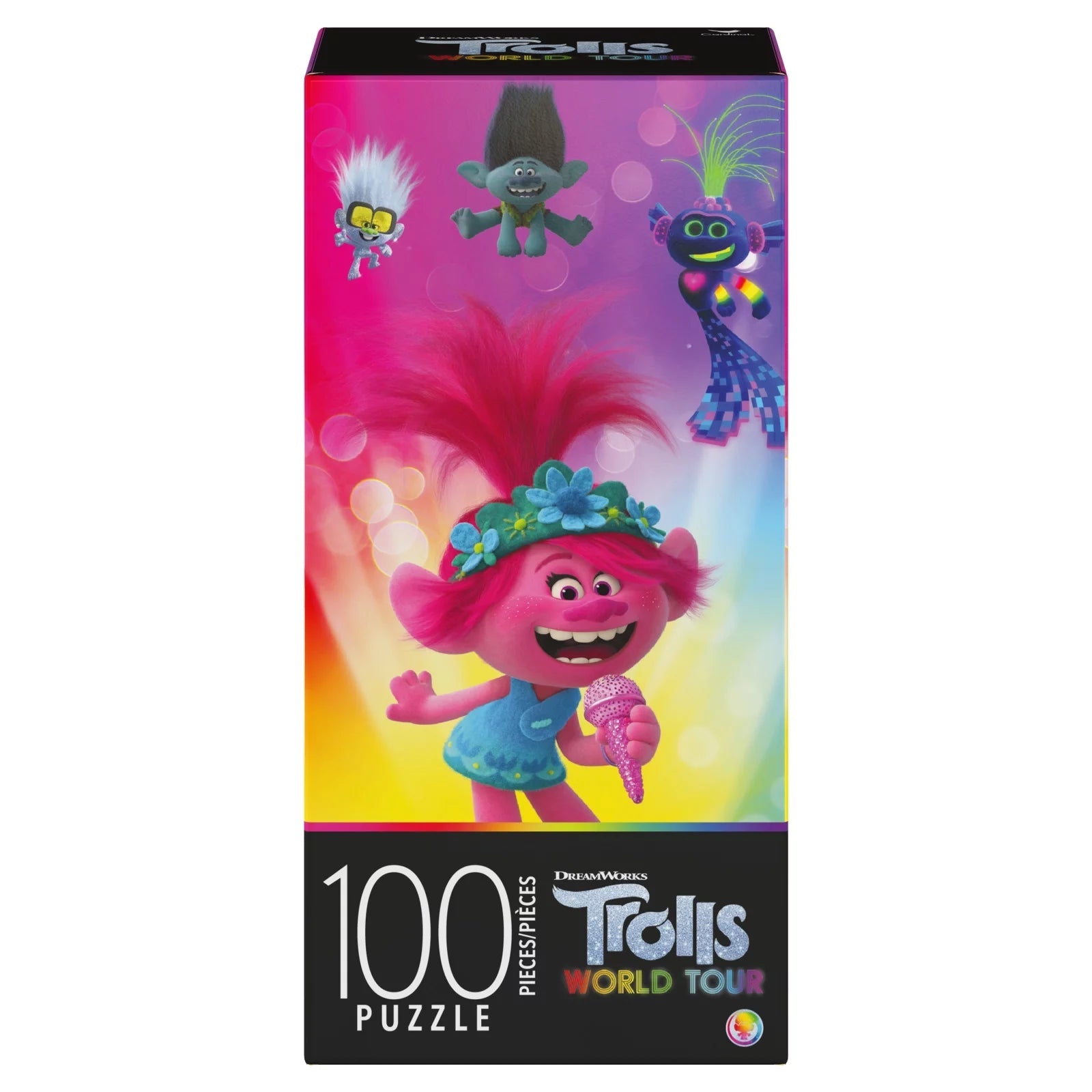 Spin Master-100-Piece Tower Jigsaw Puzzle - Dreamworks Trolls World Tour-20125640-Legacy Toys