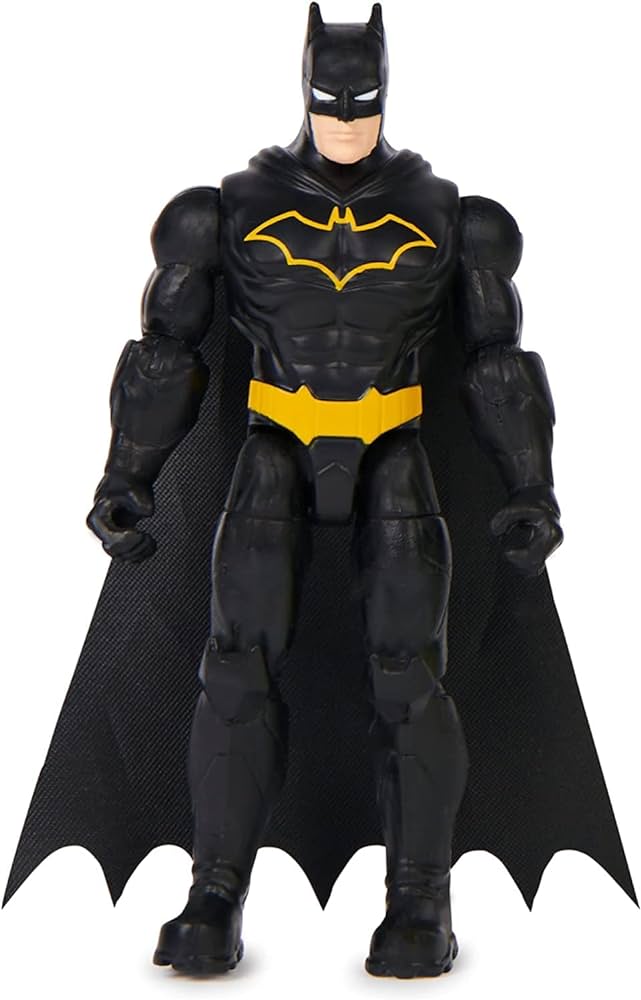 Spin Master-4" Batman Action Figure - Black Suit-20138137-Legacy Toys