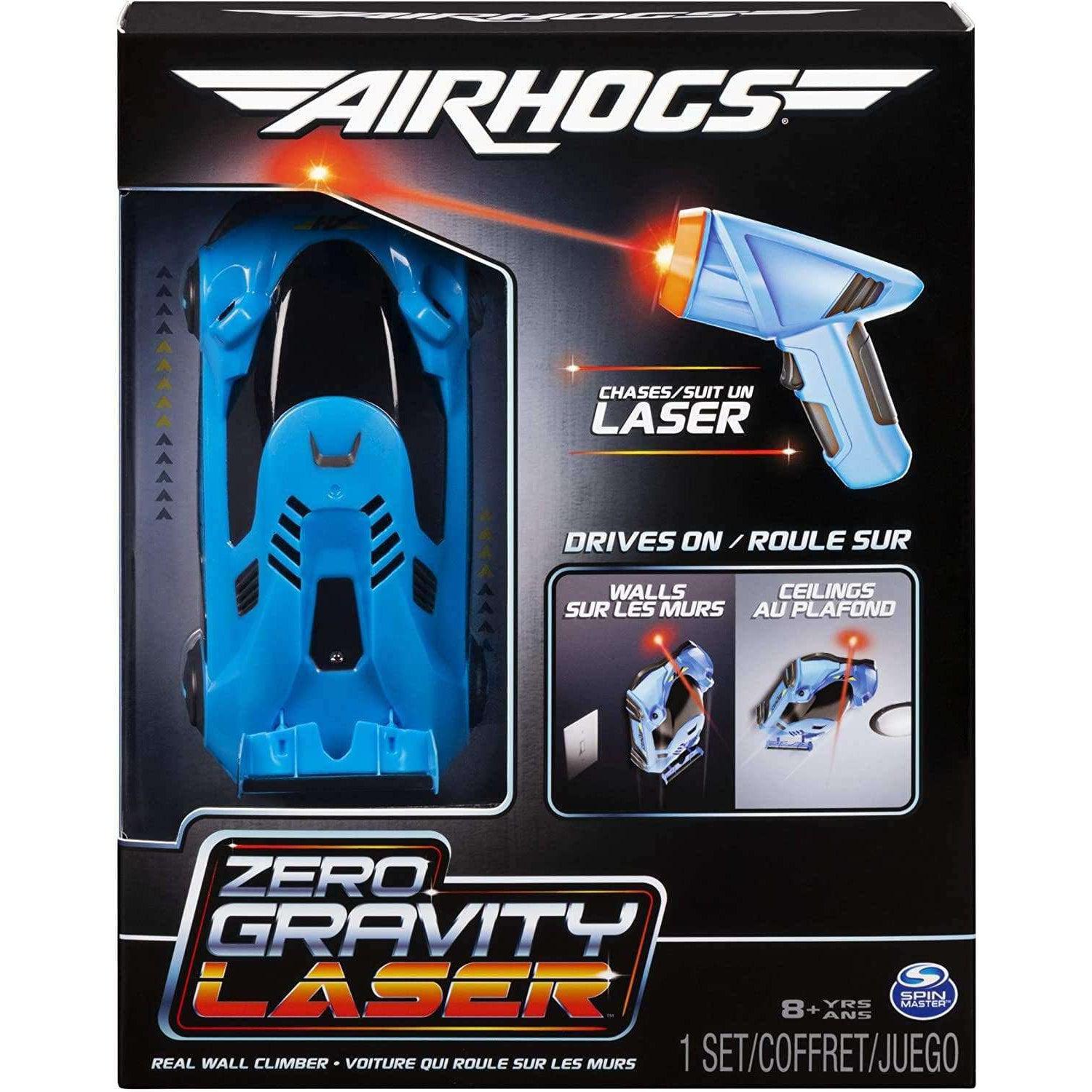 Spin Master-Air Hogs Zero Gravity Laser Wall Climbing Race Car-11456-Blue-Legacy Toys