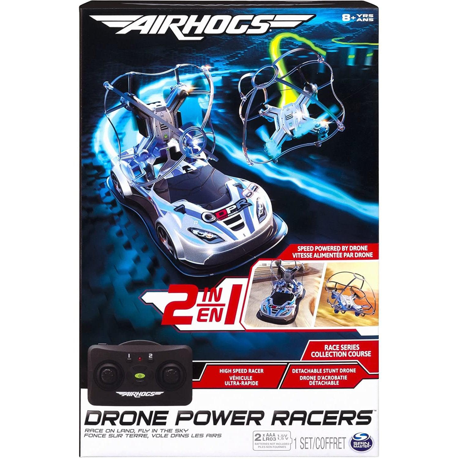 Spin Master-Airhogs Drone Power Racer-20100122-Silver-Legacy Toys