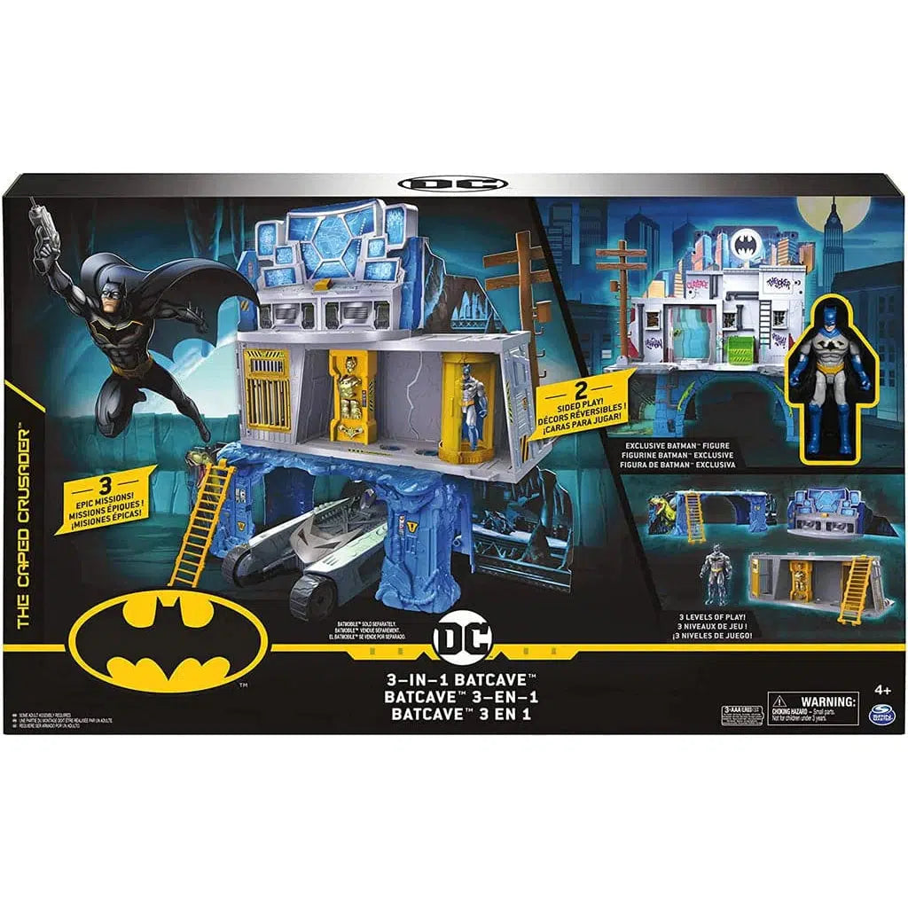 Spin Master-Batman: 3-in-1 Batcave Playset-6058291-Legacy Toys
