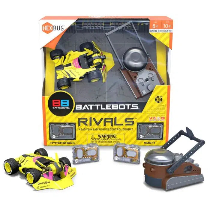 Spin Master-Battlebots Rivals 6.0 - Hypershock vs Rusty-413-7904-Legacy Toys