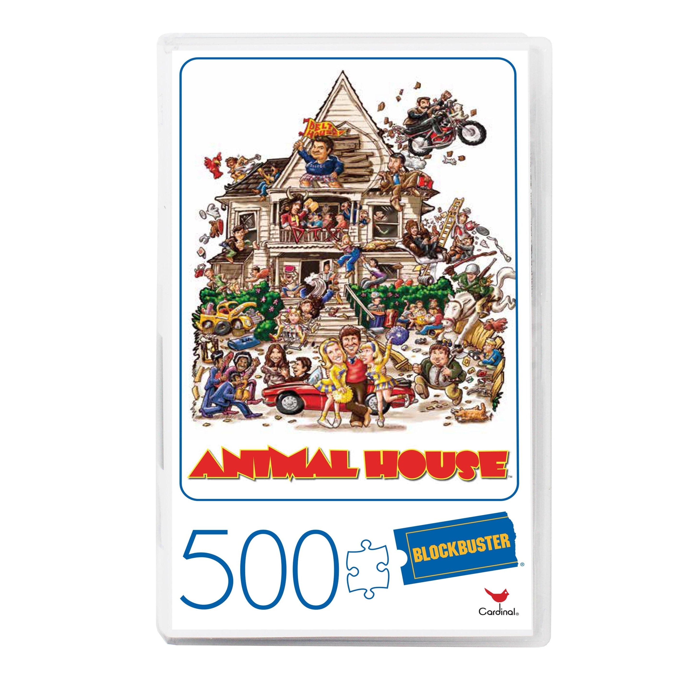 Spin Master-Blockbuster VHS Video Case Puzzles - Animal House - 500 Pieces-6059005-Legacy Toys