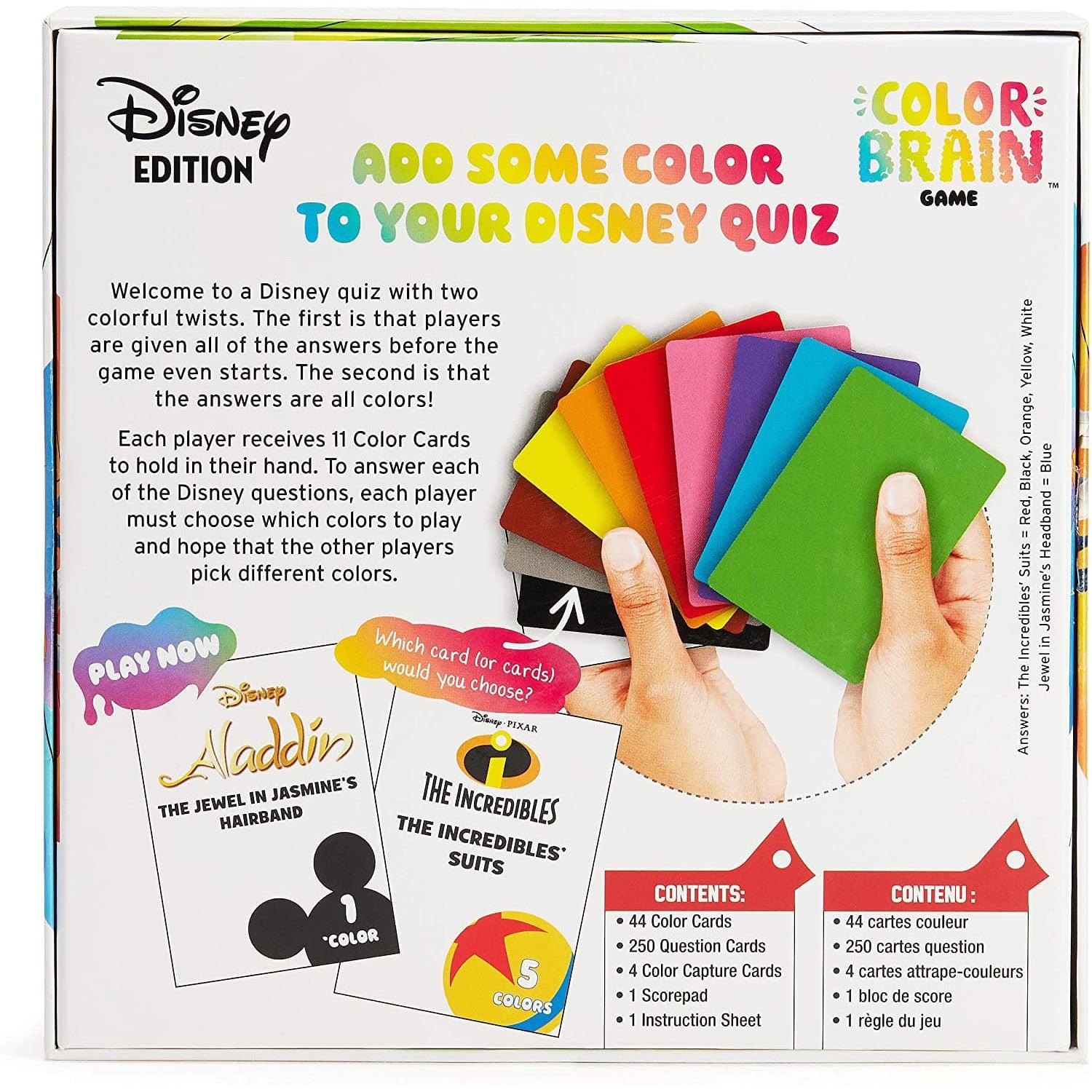 Spin Master-Disney Edition Color Brain Card Game-6051269-Legacy Toys