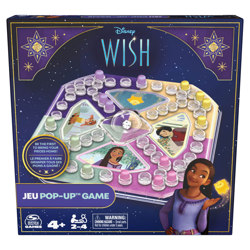 Spin Master-Disney Wish Pop-Up Game-20145845-Legacy Toys