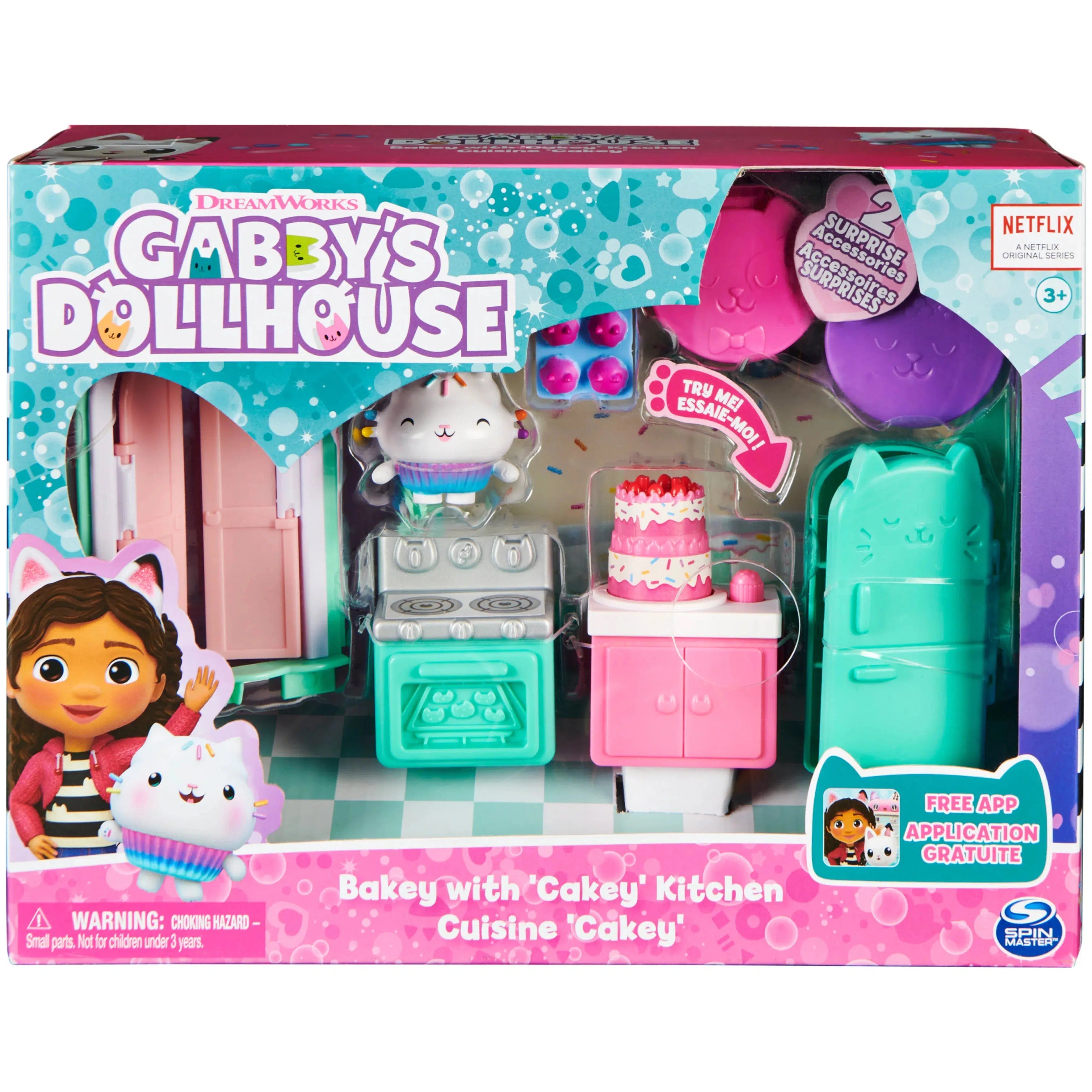 Spin Master-Gabby's Dollhouse Bakey with Cakey Kitchen Playset-6062032-Legacy Toys