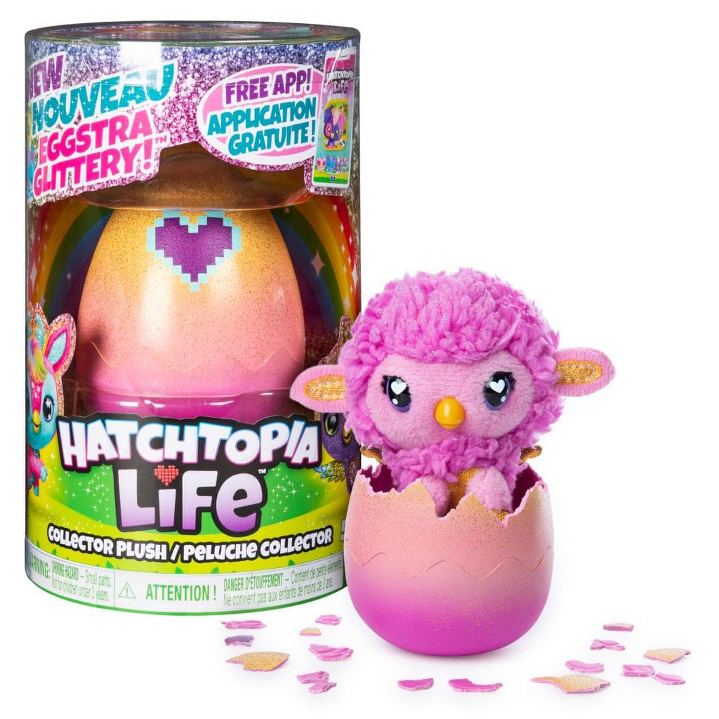 Spin Master-Hatchimals - Hatchtopia Life, 2-inch tall Plush with Interactive Game-6047223-Legacy Toys