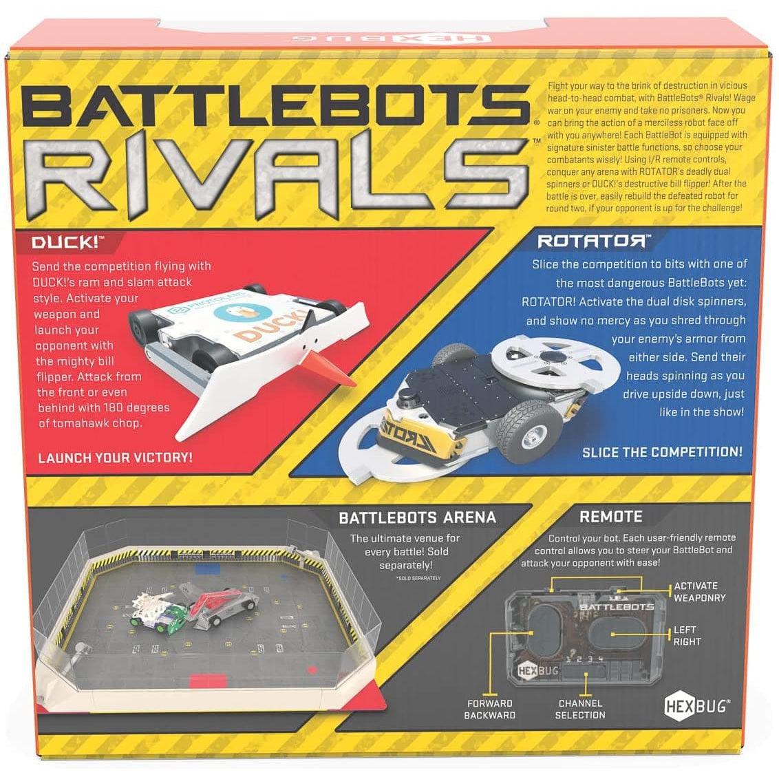 Spin Master-Hexbug Battlebots Rivals V5 - Duck vs. Rotator-6069028-Legacy Toys