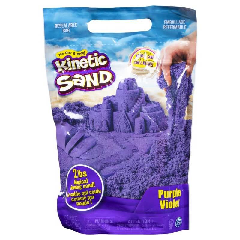 Spin Master-Kinetic Sand 2 lb Color Bag-20106426-Purple-Legacy Toys