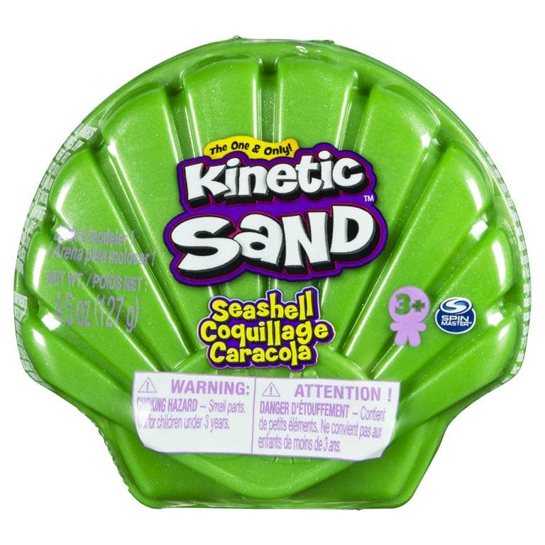 Kinetic Sand, Sandbox Set Kids Toy with 1lb All-Natural Blue Kinetic Sand  and 3 Molds, Sensory Toys for Kids Ages 3 and up – Shop Spin Master