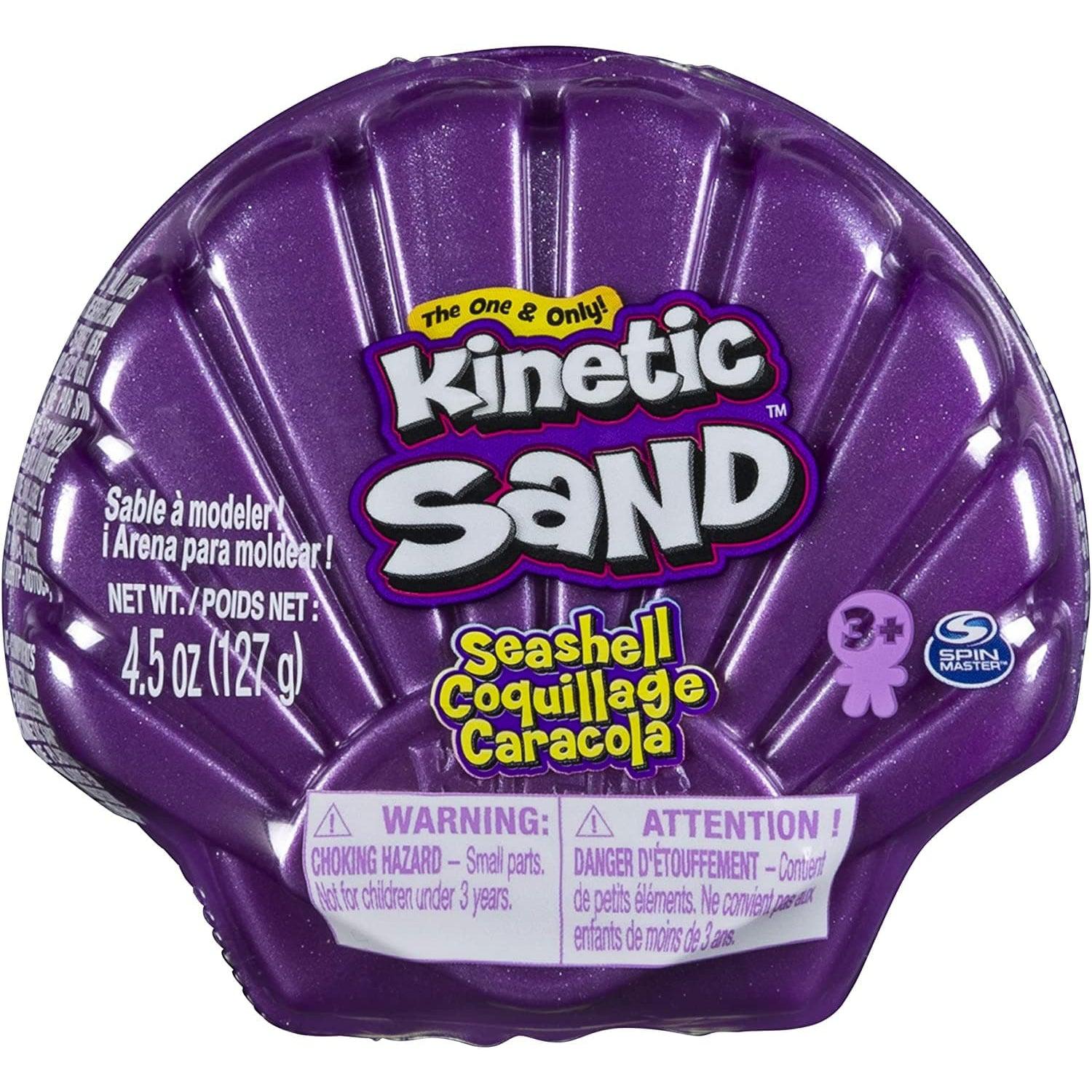 Kinetic Sand, Sandbox Playset with 1lb of Purple Kinetic Sand and 3 Molds,  for Ages 3 and up – Shop Spin Master