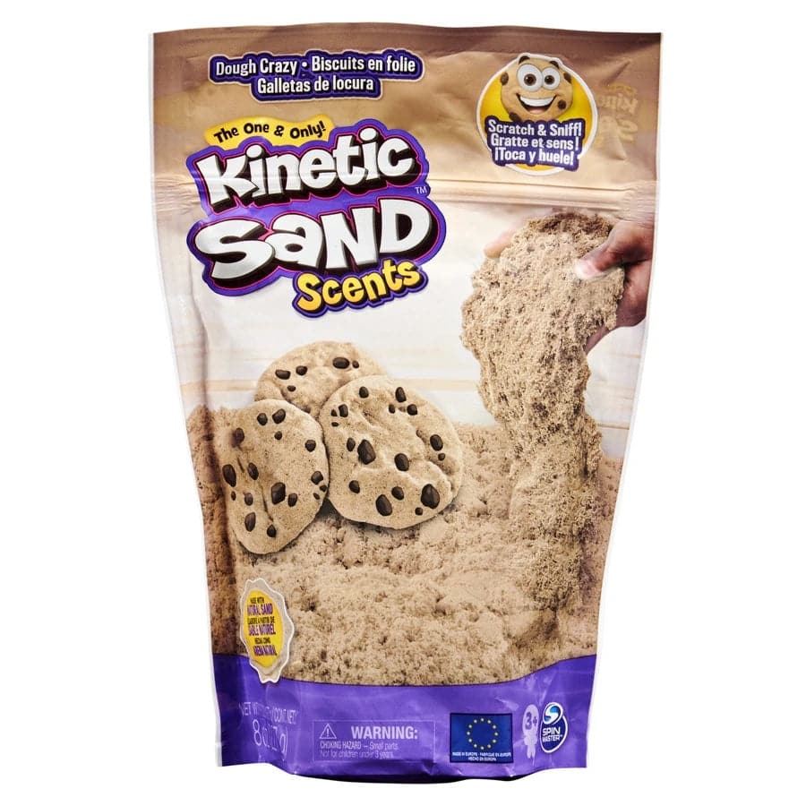 Spin Master-Kinetic Sand 8 oz Scented Sand Assortment-12079-Dough Crazy-Legacy Toys