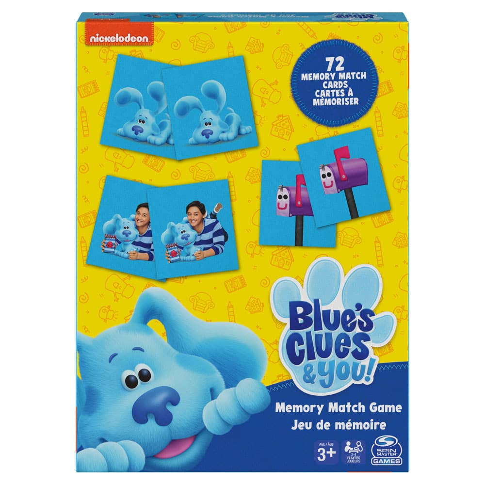 Spin Master-Memory Match Game Assortment-20127523-Blue's Clues & You!-Legacy Toys