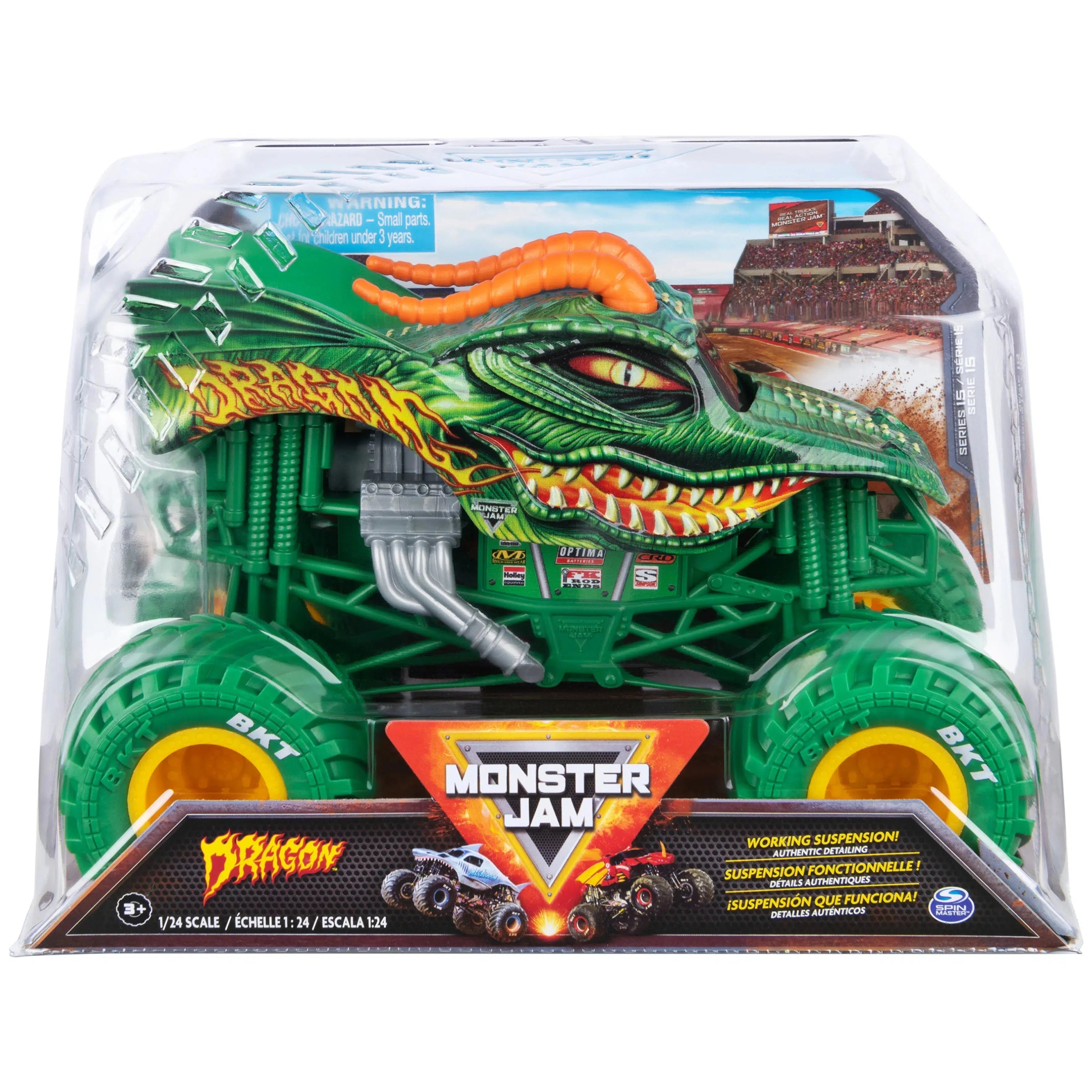 Spin Master-Monster Jam, 1:24 Scale Monster Truck-20136907-Dragon-Legacy Toys