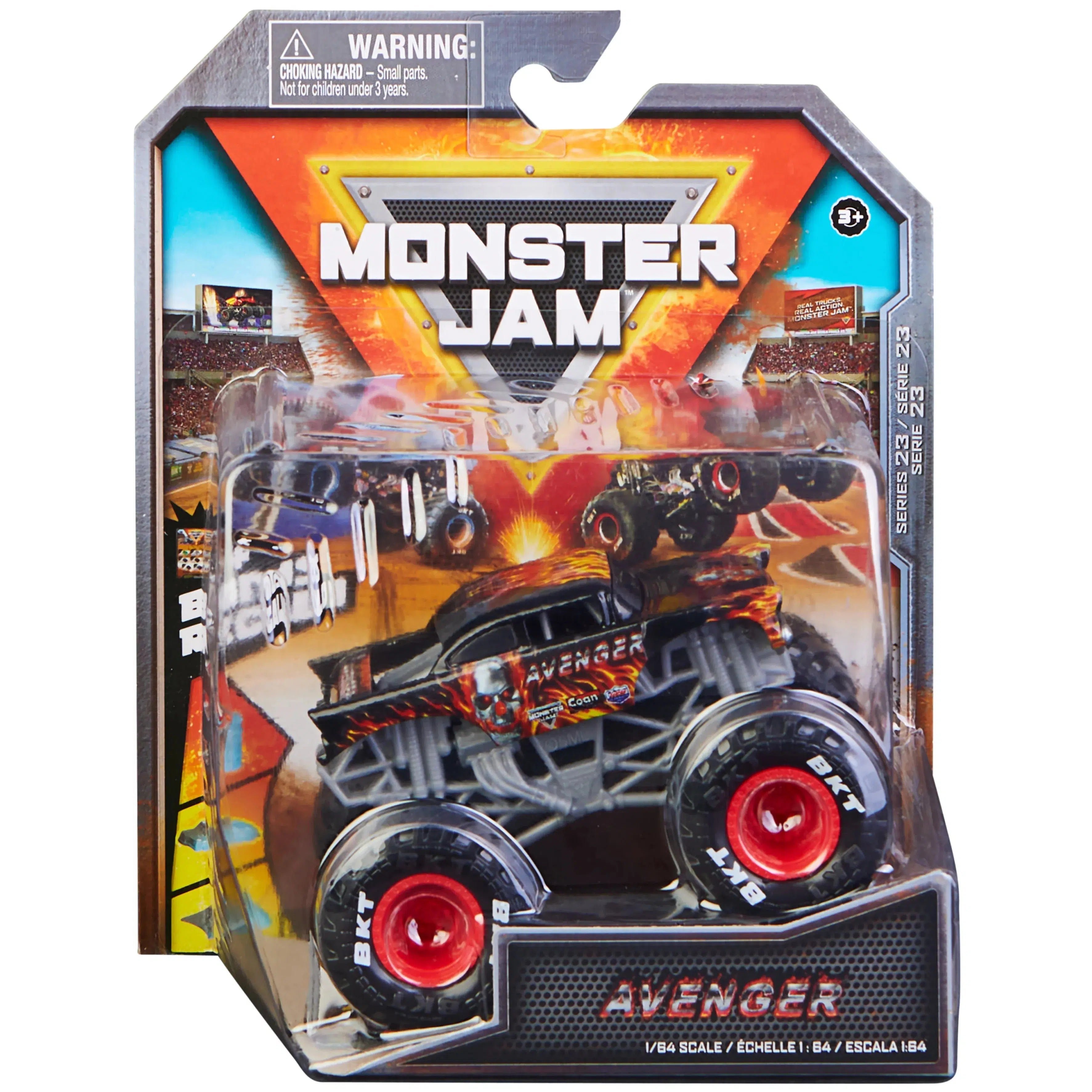 Spin Master-Monster Jam 1:64 Scale Die-Cast Monster Truck-6044941AV-Avenger-Legacy Toys