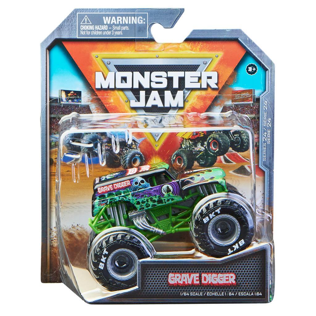 Spin Master-Monster Jam 1:64 Scale Die-Cast Monster Truck-6044941GRA-Grave Digger-Legacy Toys
