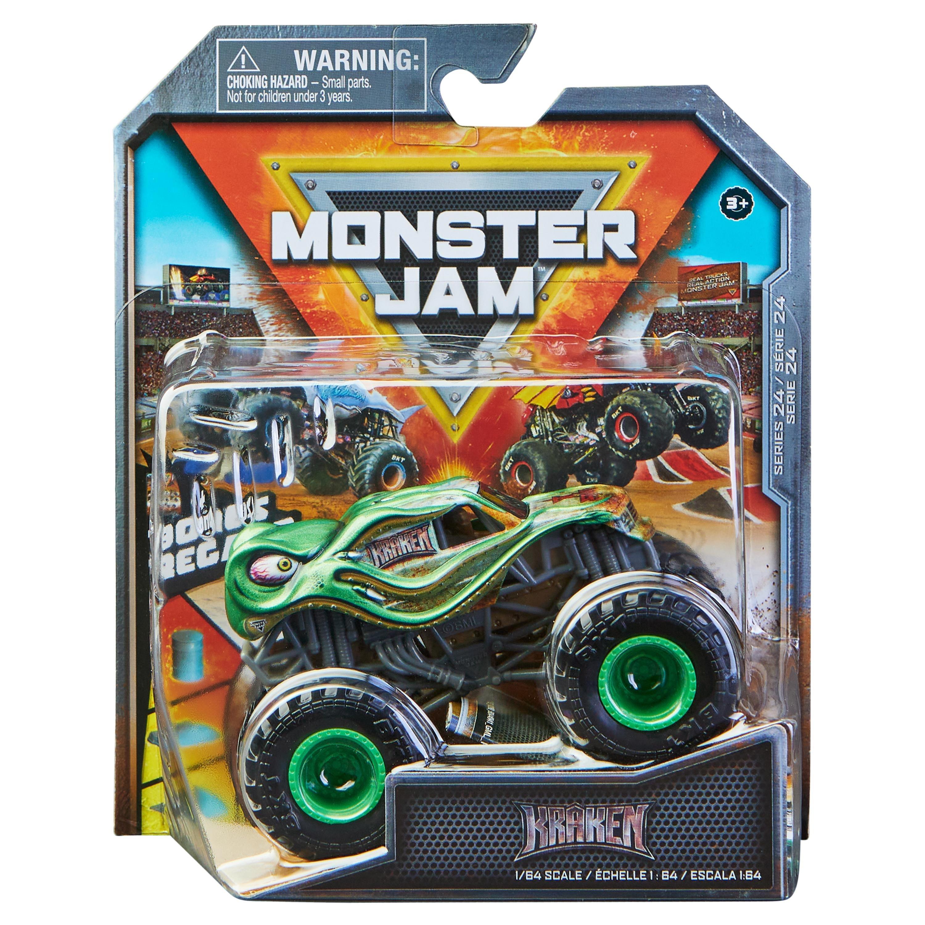 Spin Master-Monster Jam 1:64 Scale Die-Cast Monster Truck-6044941KRA-Kraken-Legacy Toys
