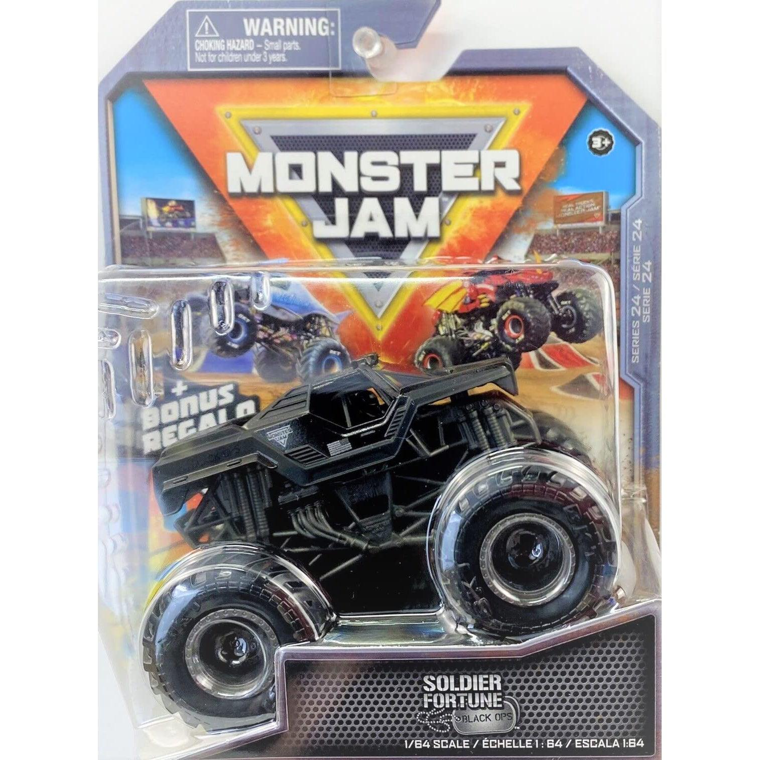 Spin Master-Monster Jam 1:64 Scale Die-Cast Monster Truck-6044941SOF-Soldier of Fortune-Legacy Toys