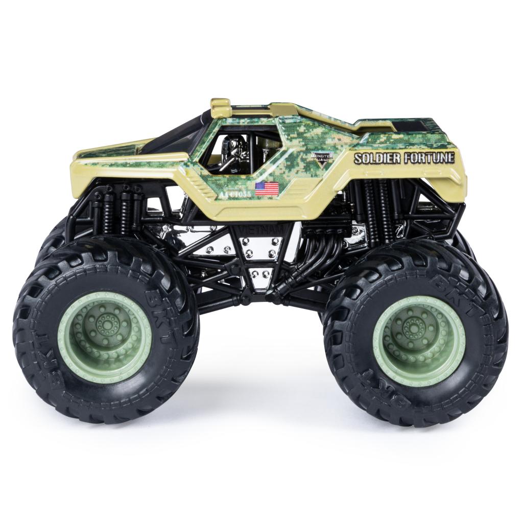 Spin Master-Monster Jam 1:64 Scale Die-Cast Monster Truck Series 2-20137356-Soldier of Fortune-Legacy Toys