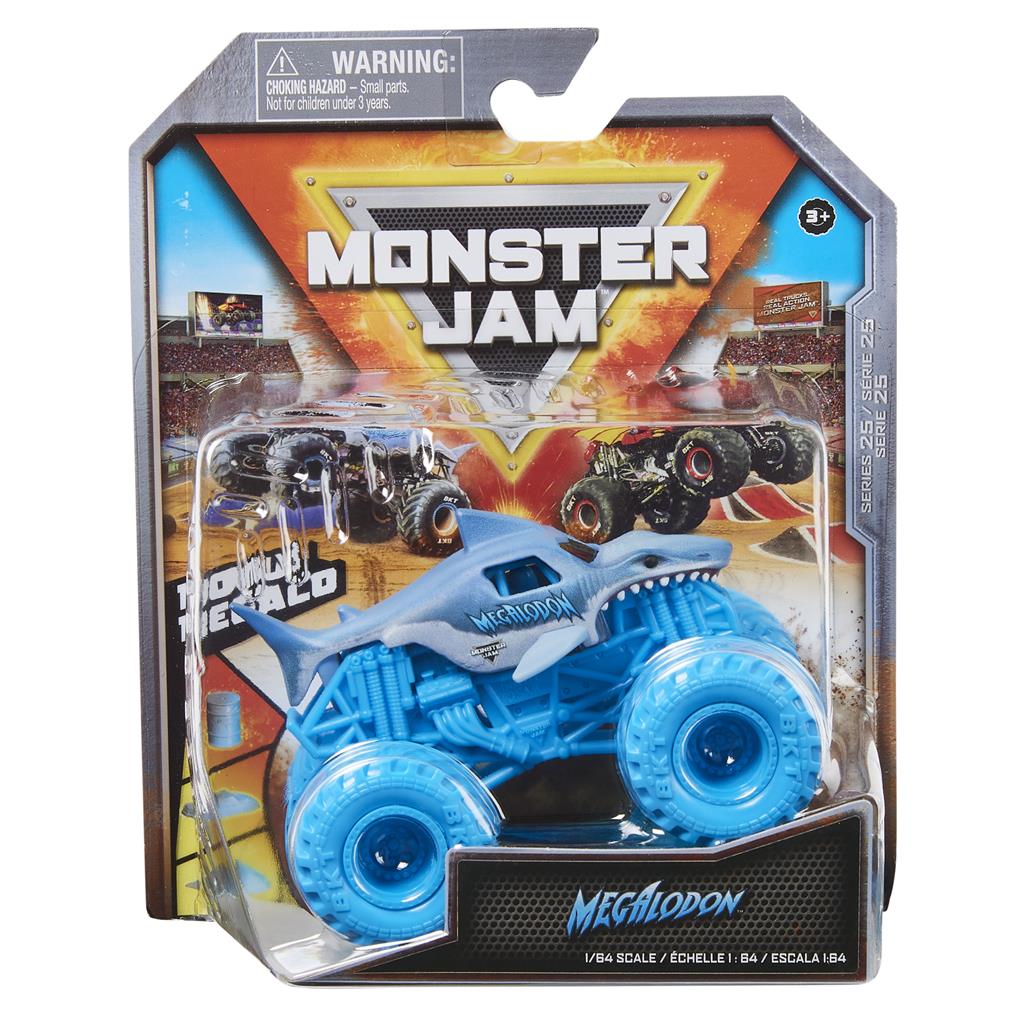 Spin Master-Monster Jam 1:64 Series 25 Megalodon-6064753-Legacy Toys