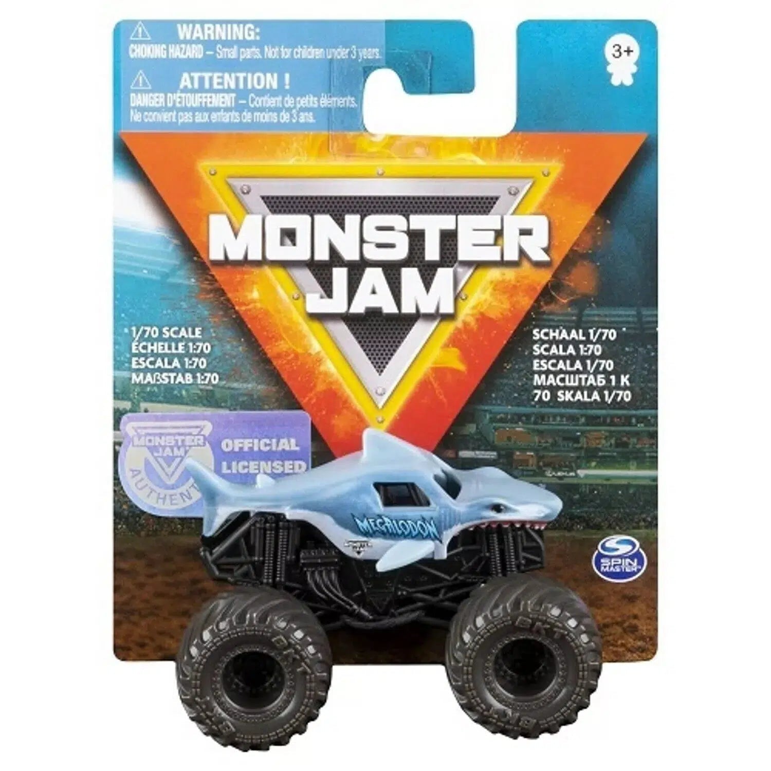 Spin Master-Monster Jam 1:70 Scale Monster Truck-20137351-Megalodon-Legacy Toys