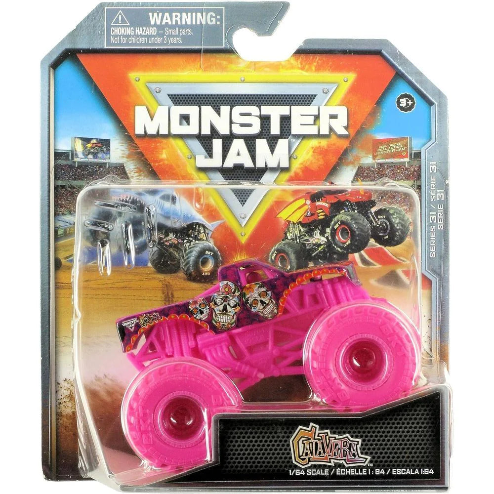 Spin Master-Monster Jam 2023 1:64 Scale Die-Cast Monster Truck - Calavera-20142959-Legacy Toys