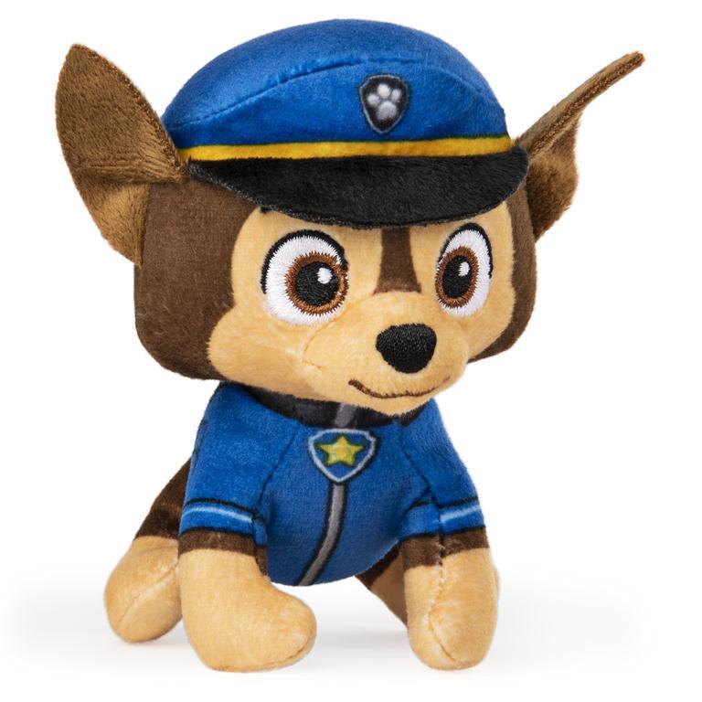 Spin Master-PAW Patrol 5-Inch Mini Plush Pup-6055105CHA-Chase-Legacy Toys