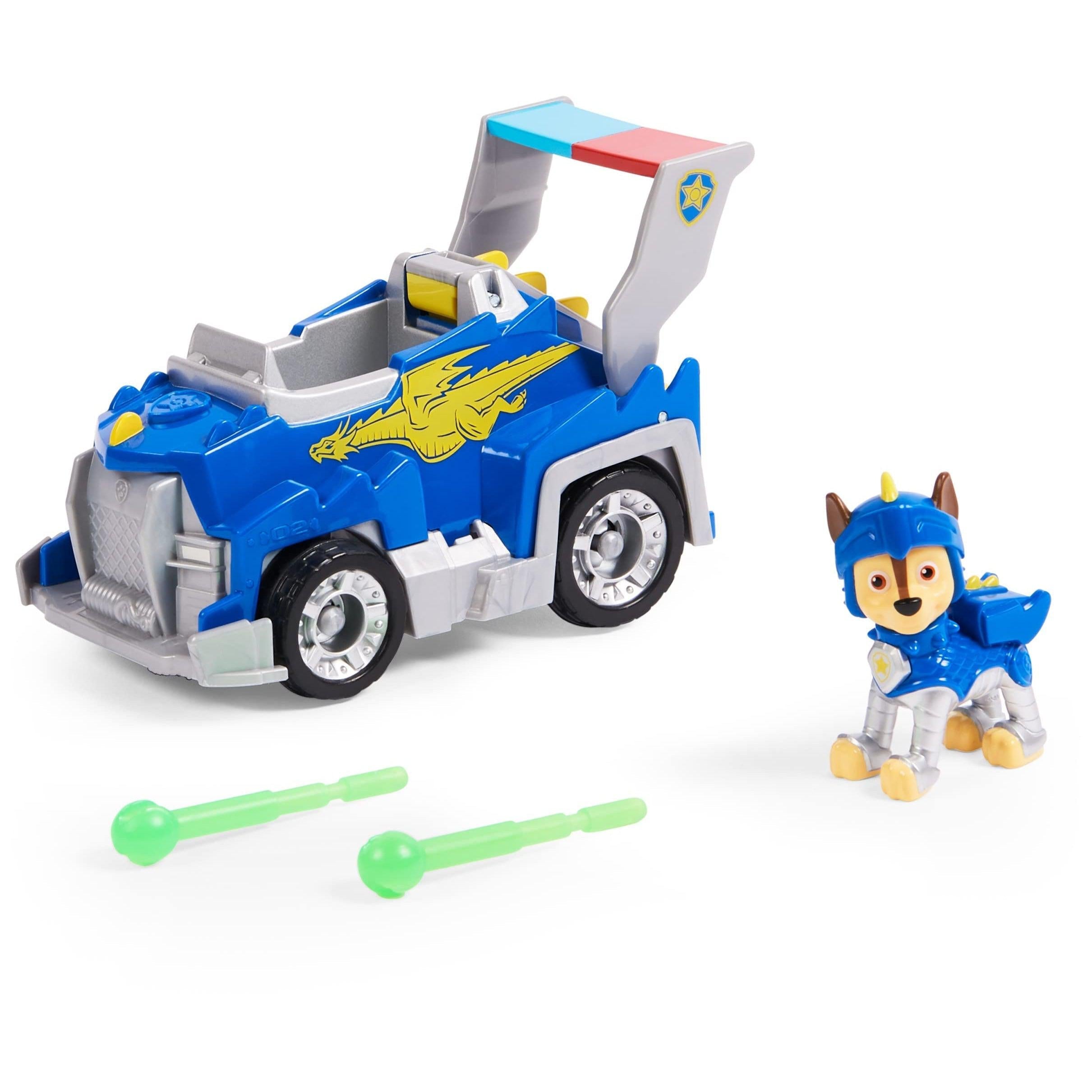 Spin Master-PAW Patrol: Rescue Knights - Chase Deluxe Vehicle-20133696-Legacy Toys