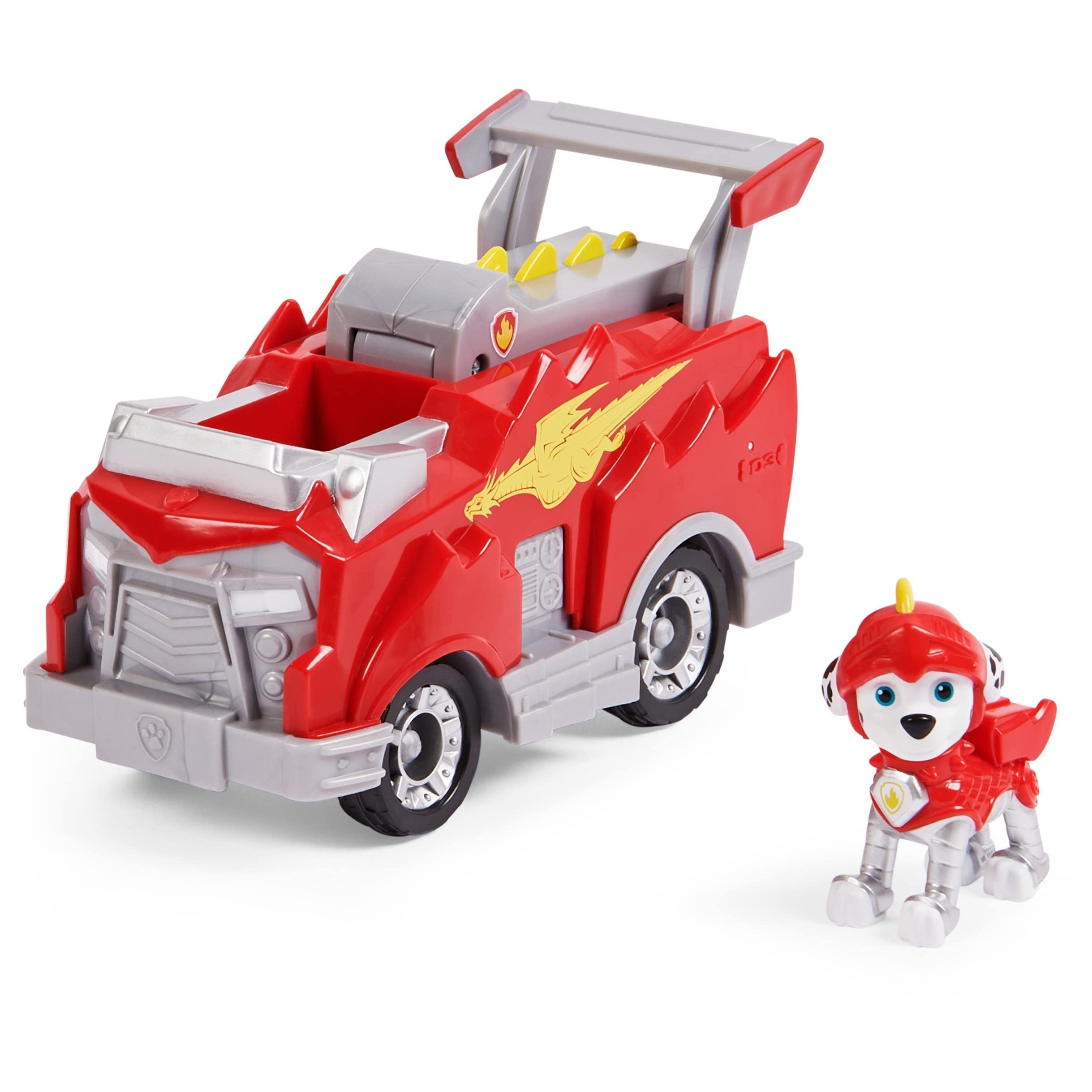 Spin Master-PAW Patrol: Rescue Knights - Marshall Deluxe Vehicle-20133697-Legacy Toys