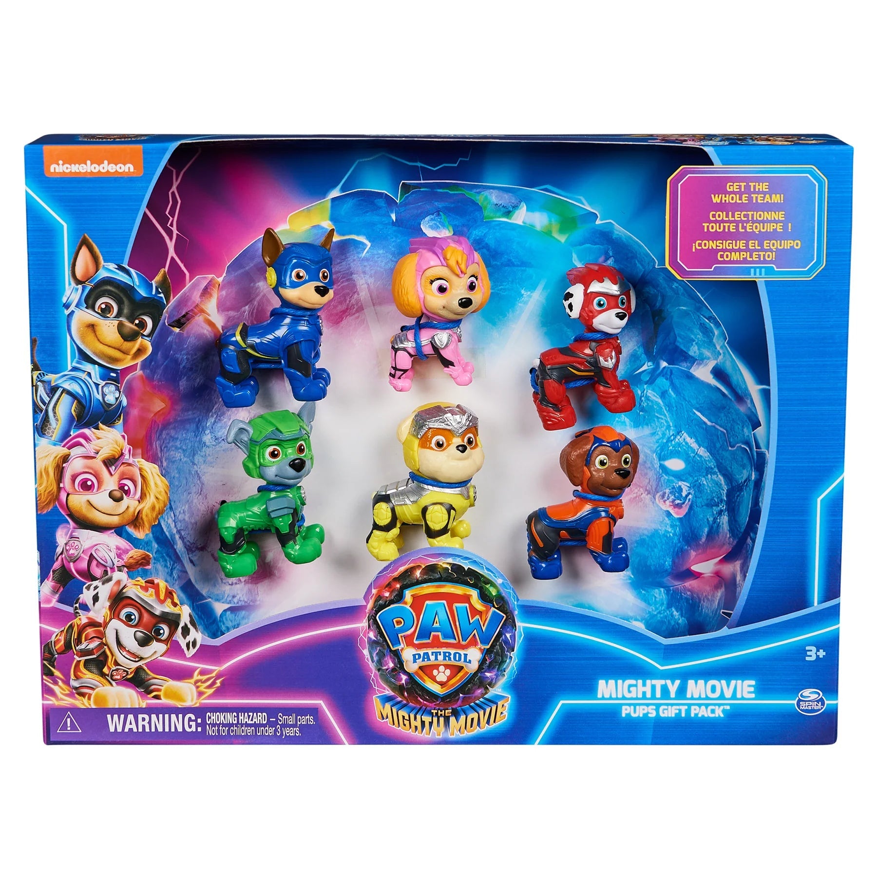 Paw Patrol The Mighty Movie, Toy Figures Gift Pack