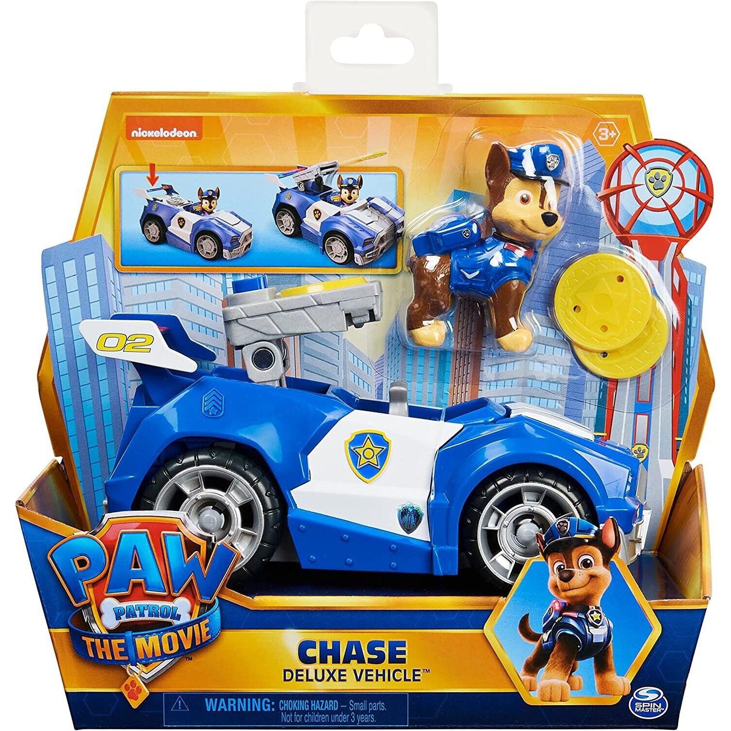Spin Master-PAW Patrol: The Movie - Chase Deluxe Vehicle-6060434-Legacy Toys