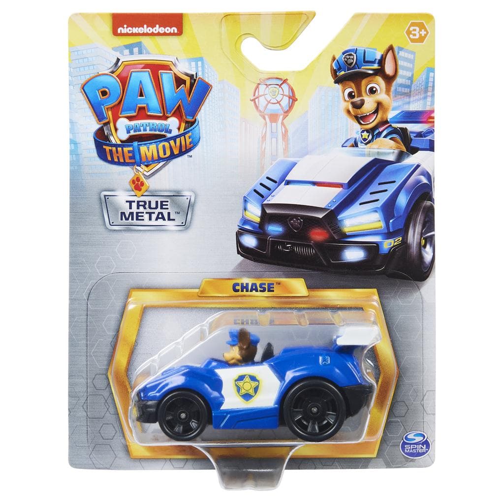 Spin Master-PAW Patrol: The Movie True Metal Die-Cast Vehicle Assortment-20131194-Chase-Legacy Toys